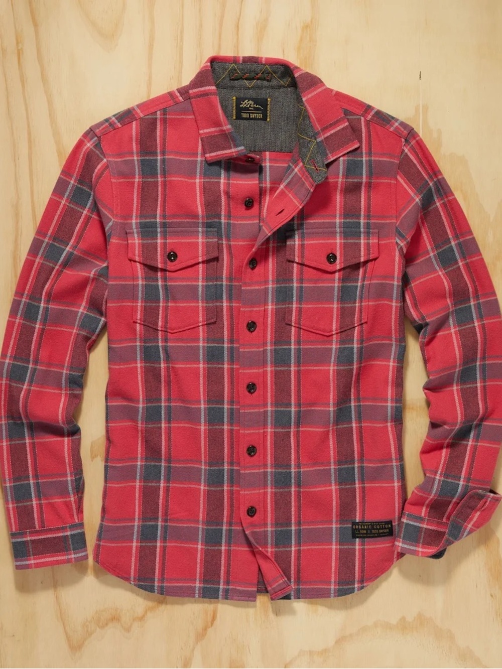 Todd Snyder LL Bean Plaid Button-Up Shirt